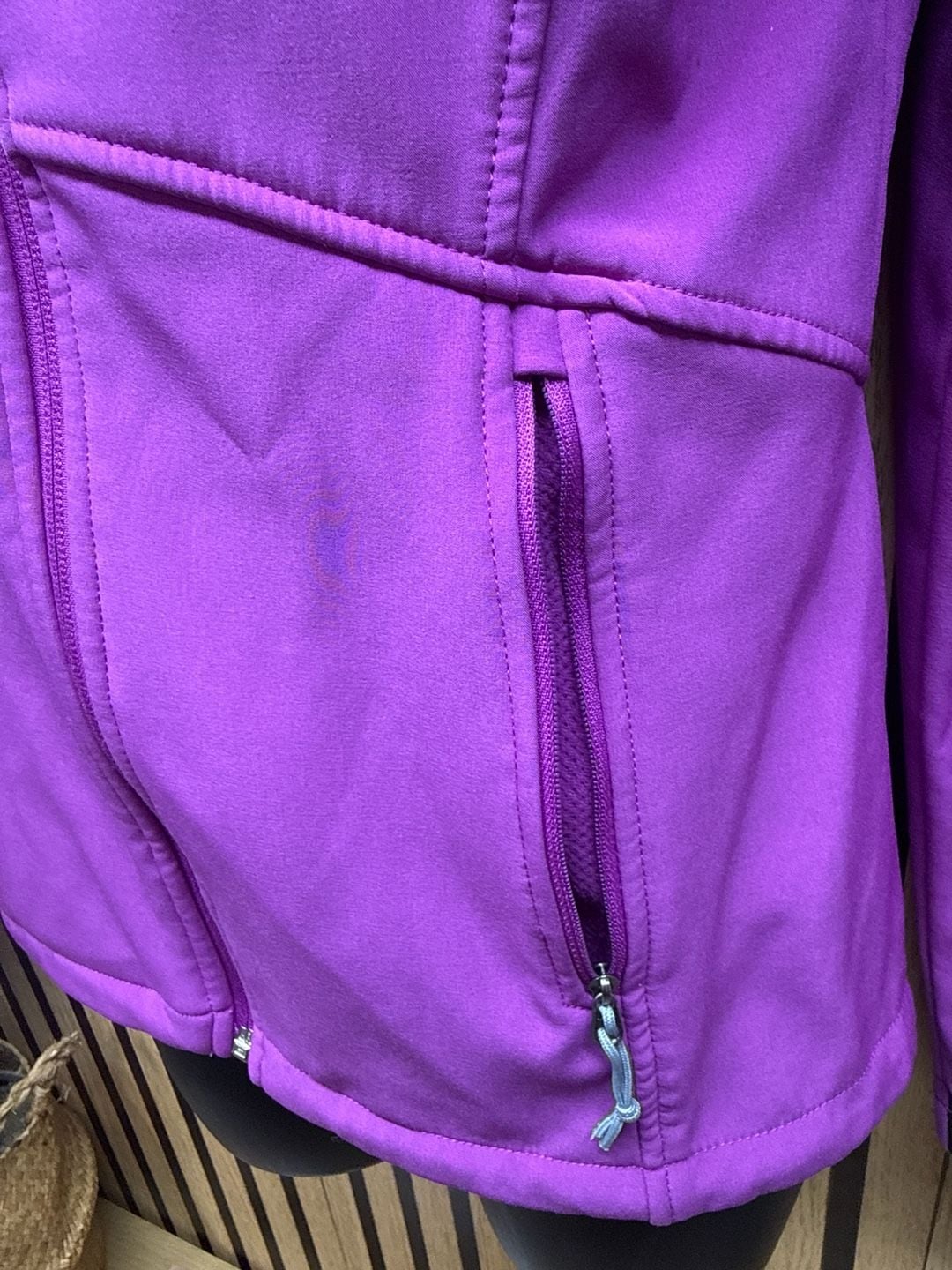 The North Face Women's Apex Bionic Softshell Jacket Purple Size XS 5