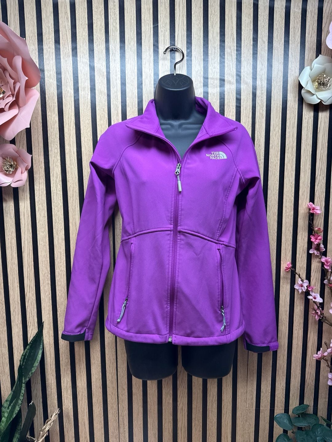 The North Face Women's Apex Bionic Softshell Jacket Purple Size XS 7