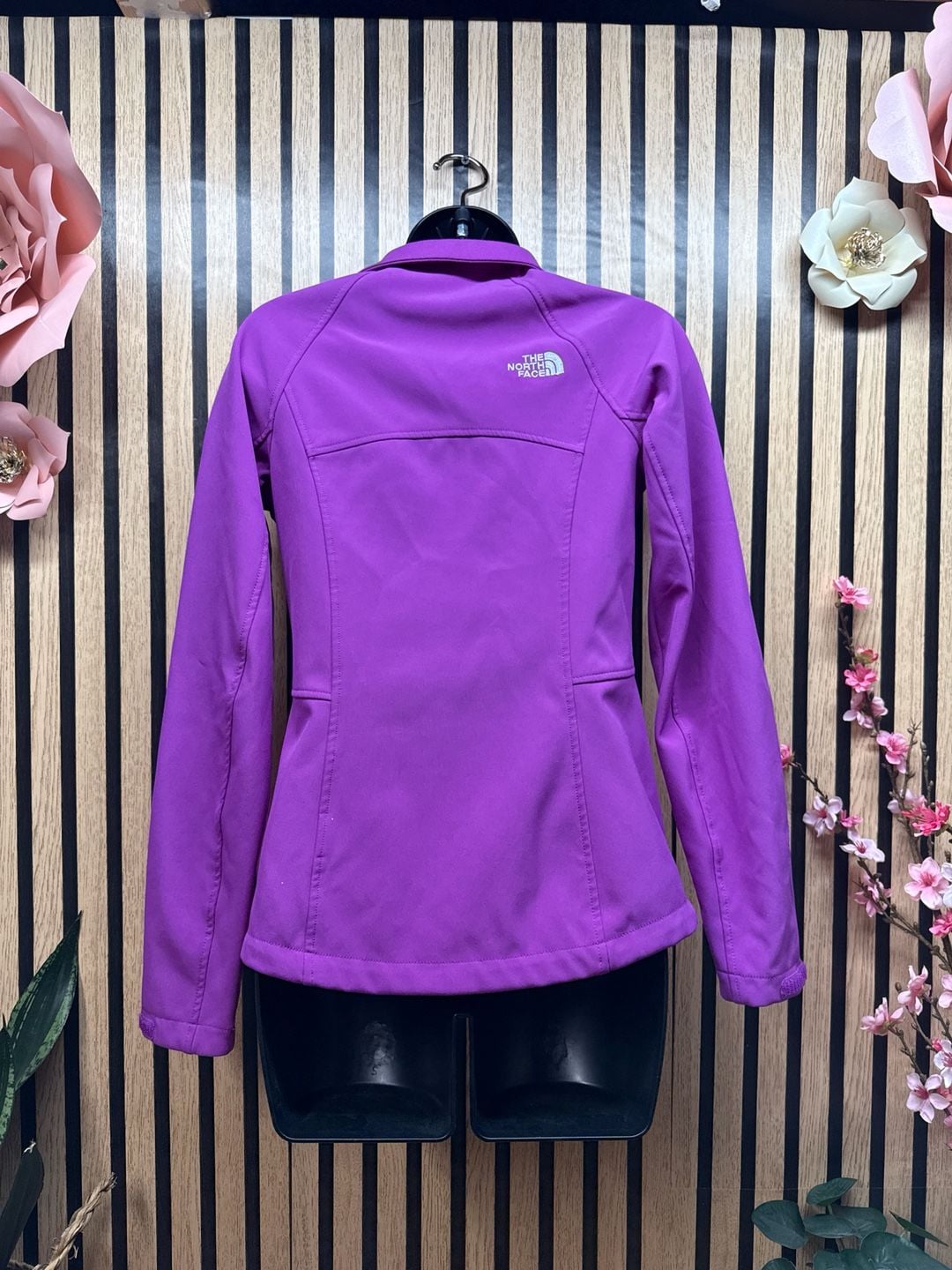 The North Face Women's Apex Bionic Softshell Jacket Purple Size XS 8