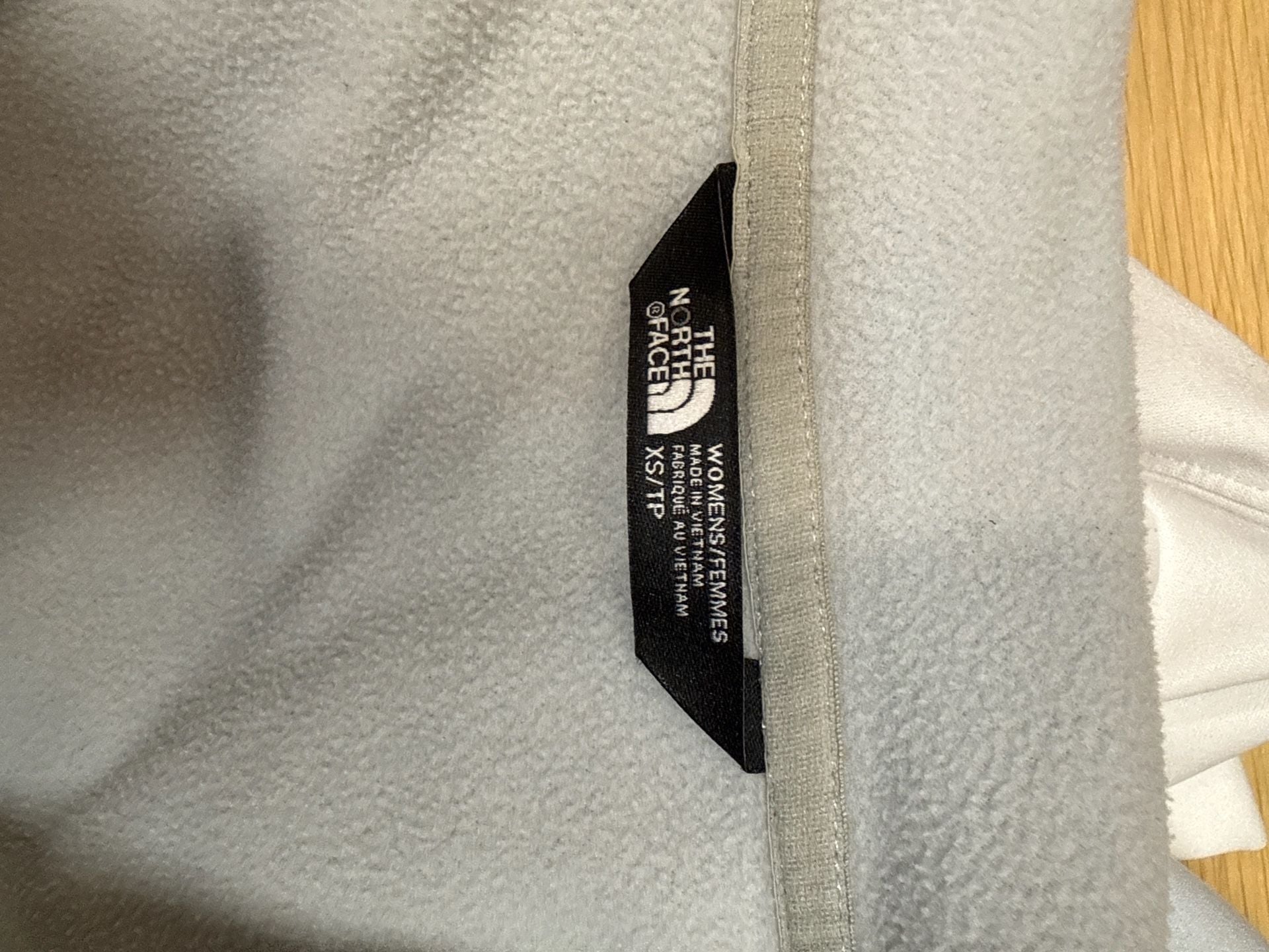 The North Face Women's Slacker Full Zip Ribbed Hoodie Light Grey Size XS 7