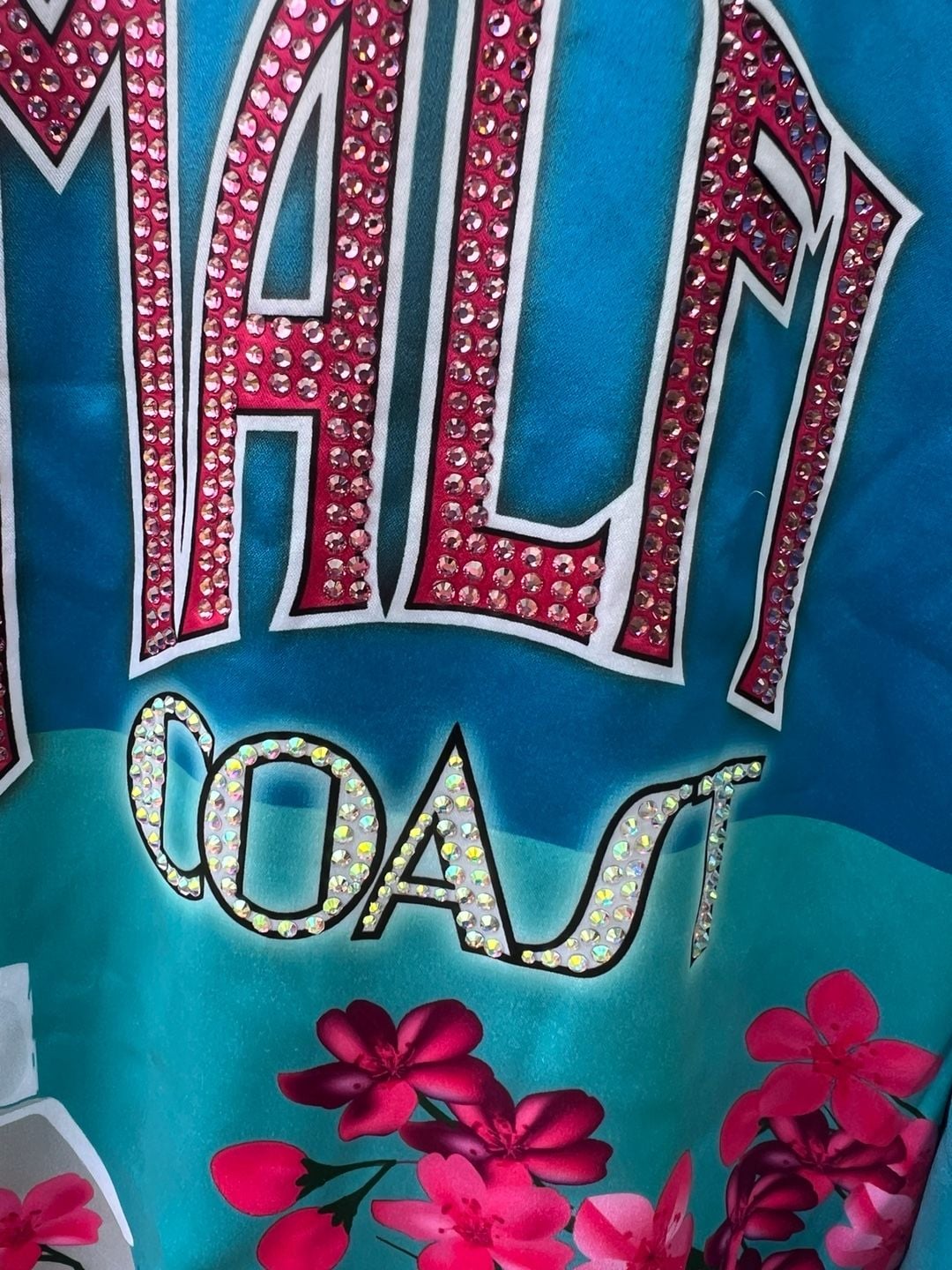 Rebel Athletic Rebel on the Amalfi Coast Crystal Embellished Bomber Jacket 12