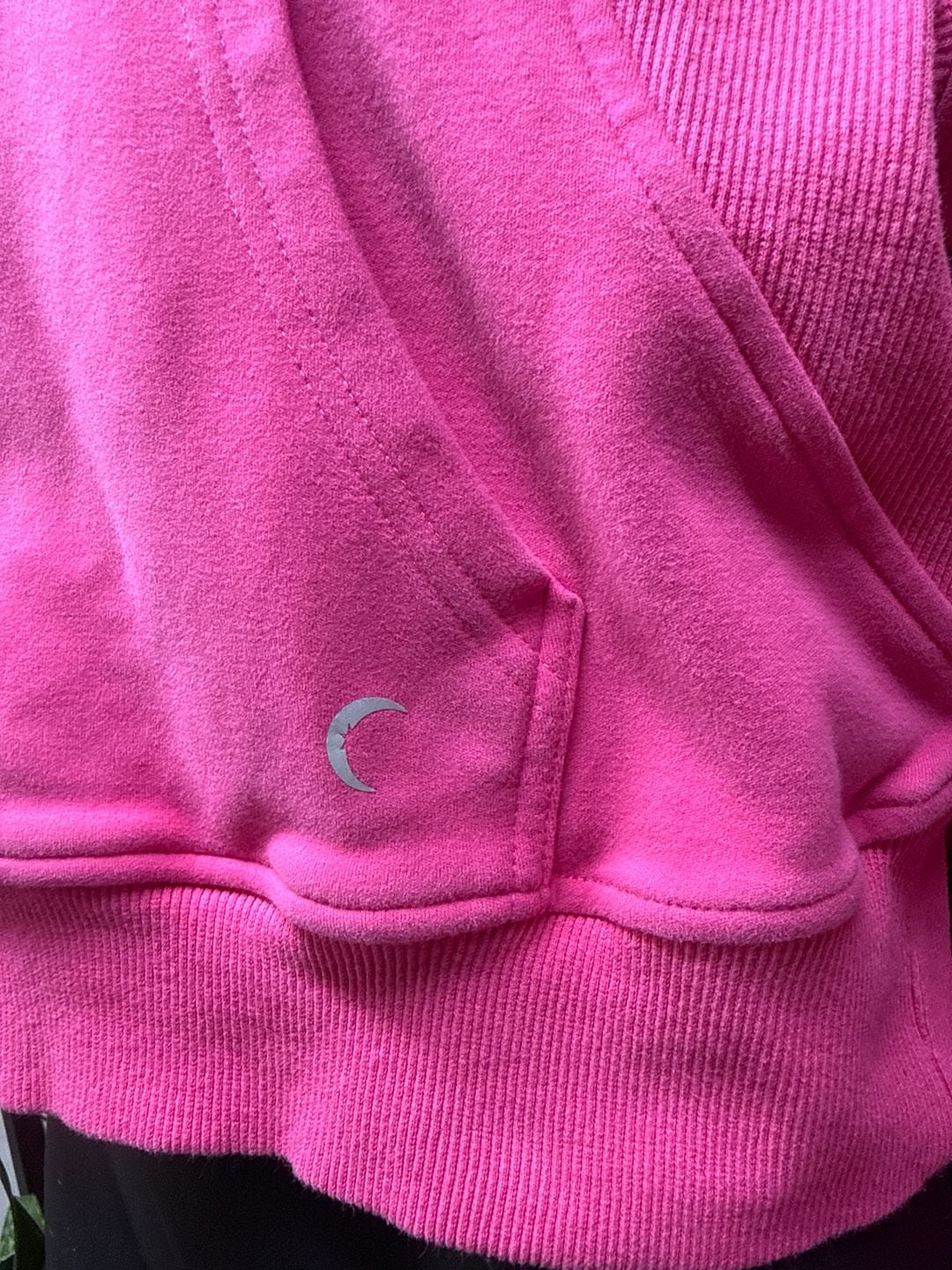 Zyia Active Pink Cozy Half-Zip Cropped Hoodie Size S 5