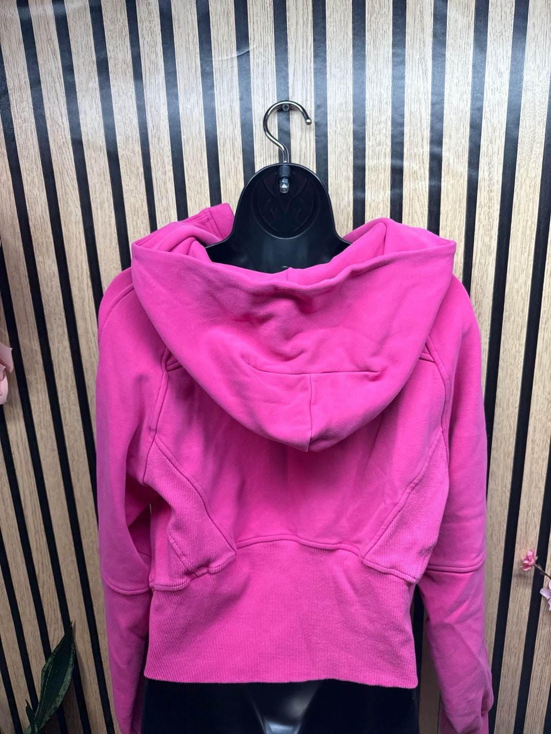 Zyia Active Pink Cozy Half-Zip Cropped Hoodie Size S 6