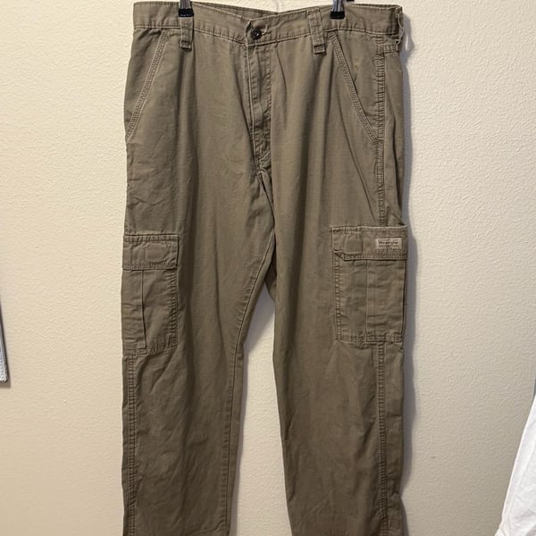 Wrangler Authentic Issue Men's Cargo Pants, Brown