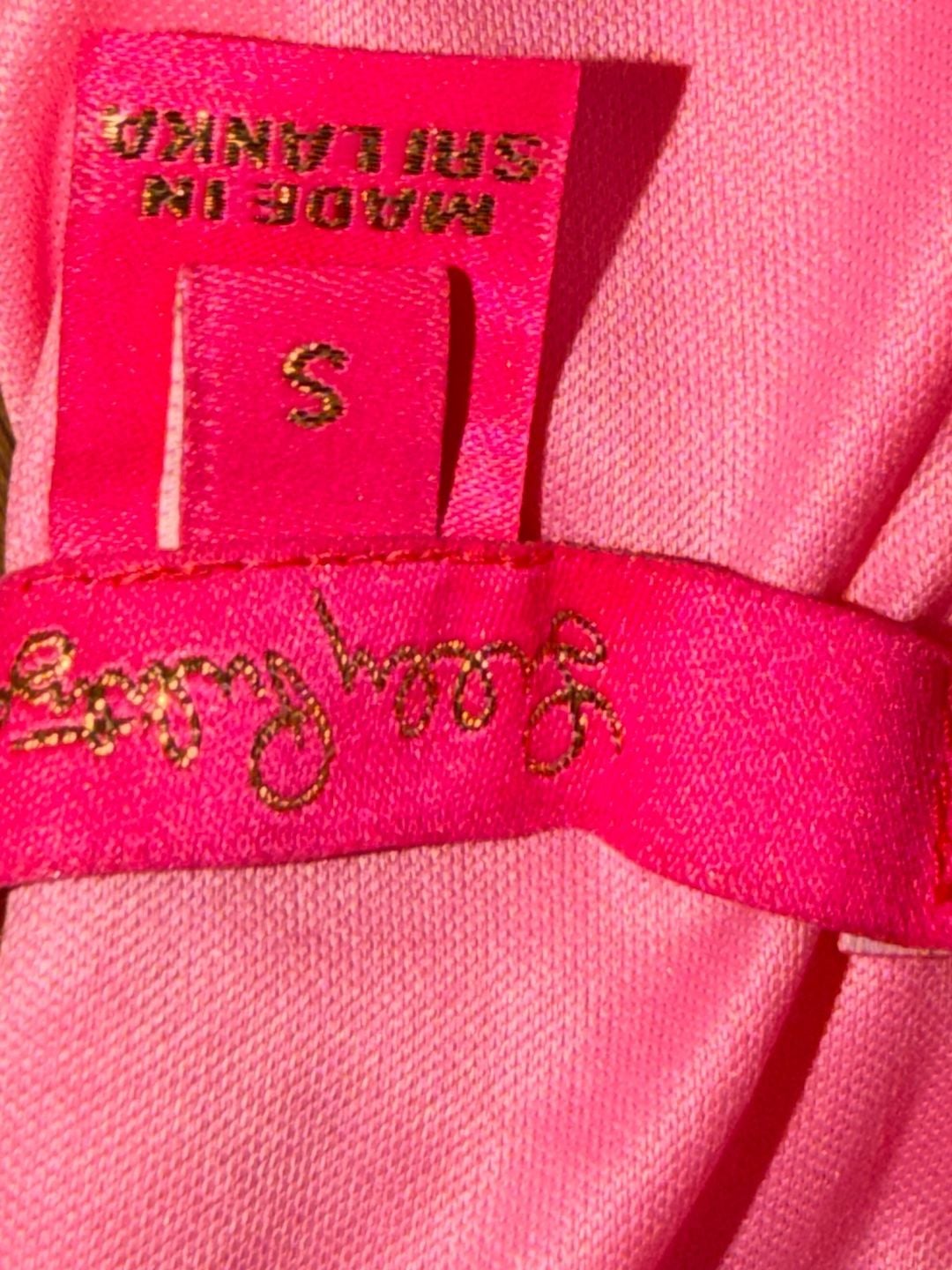 Lilly Pulitzer girls pelican pink pineapple Shift Dress sz Small 3