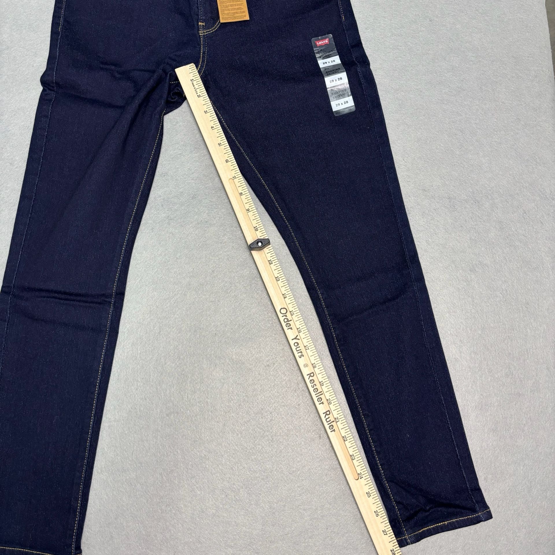 Levi's 311 Shaping Skinny Jeans Womens Size 29 x 28 Dark Indigo Casual NWT 13