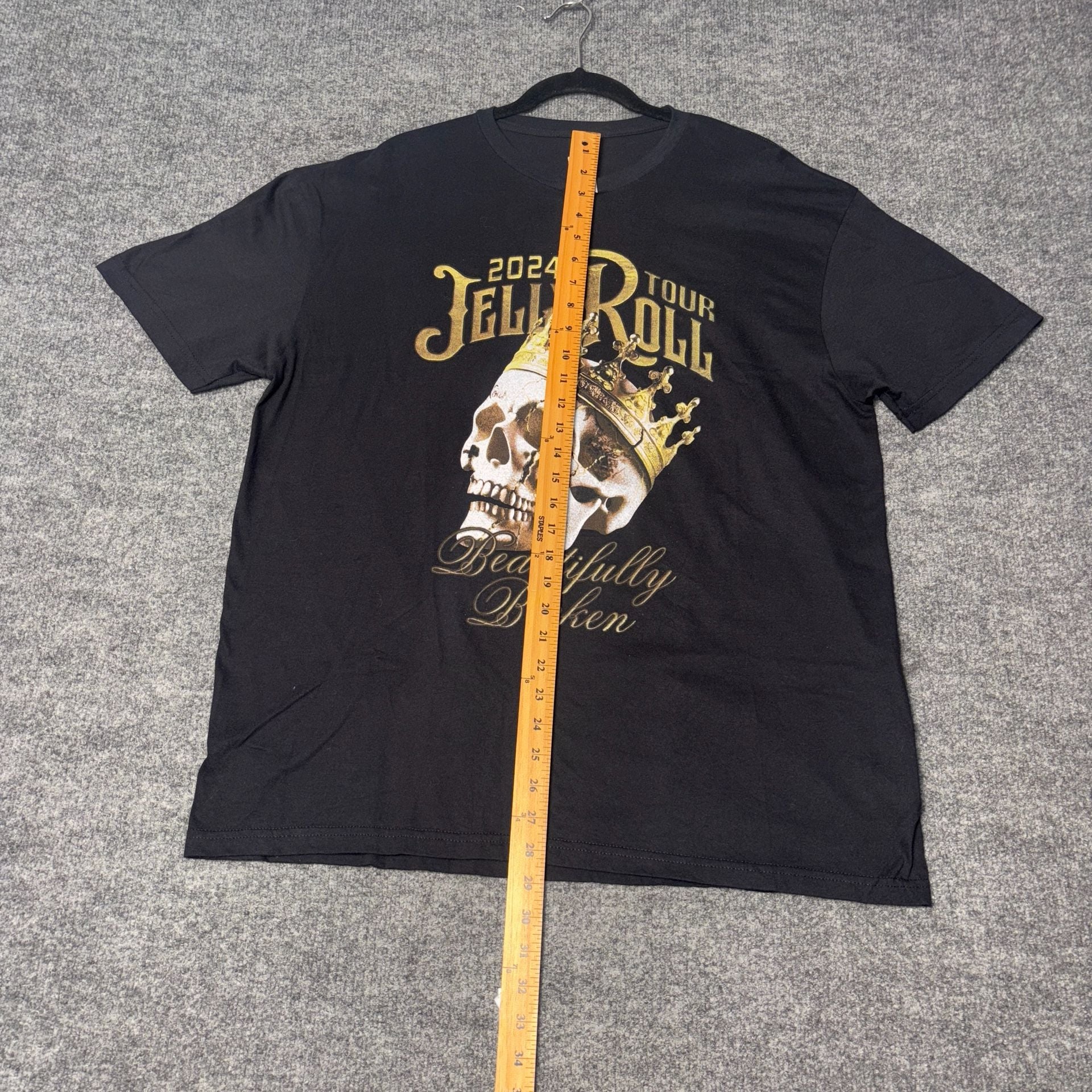 Jelly Roll 2024 Beautifully Broken Tour T-Shirt Size XL 10