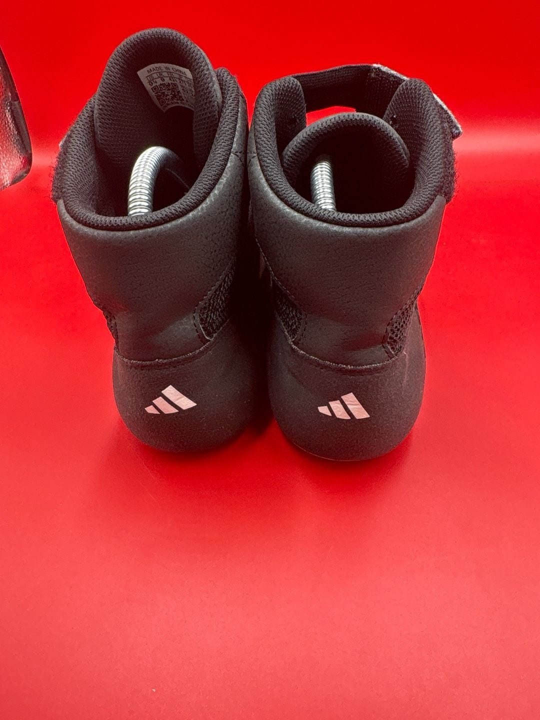 Adidas HVC 2 Wrestling Shoes Black White Gum Size 9.5 4
