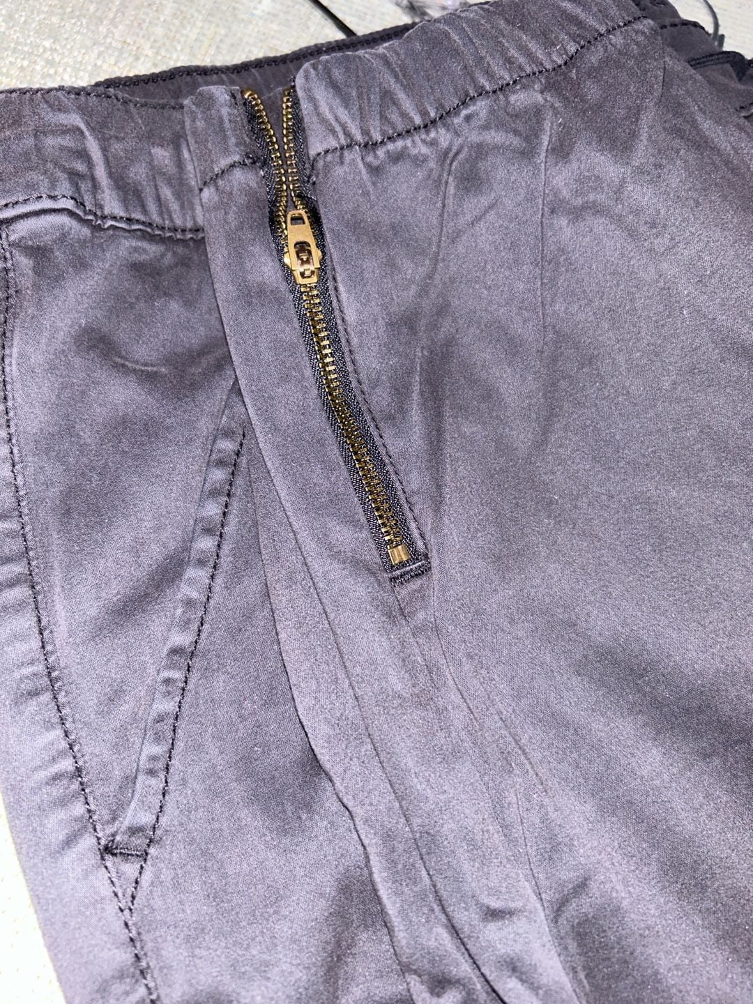 American Eagle Superstretch Jogger Pants with Ankle Zippers Size 24 Short 7