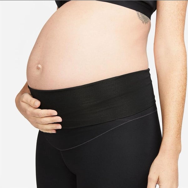 Nike (M) One Women's Dri-FIT 7" Biker Maternity Shorts Black Size S