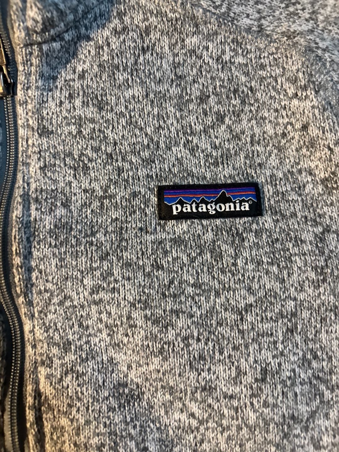 Patagonia Better Sweater 1/4-Zip Fleece Pullover Grey Size S 3