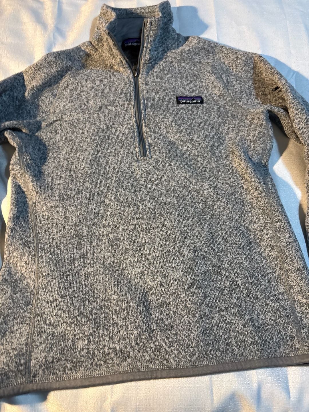 Patagonia Better Sweater 1/4-Zip Fleece Pullover Grey Size S 5