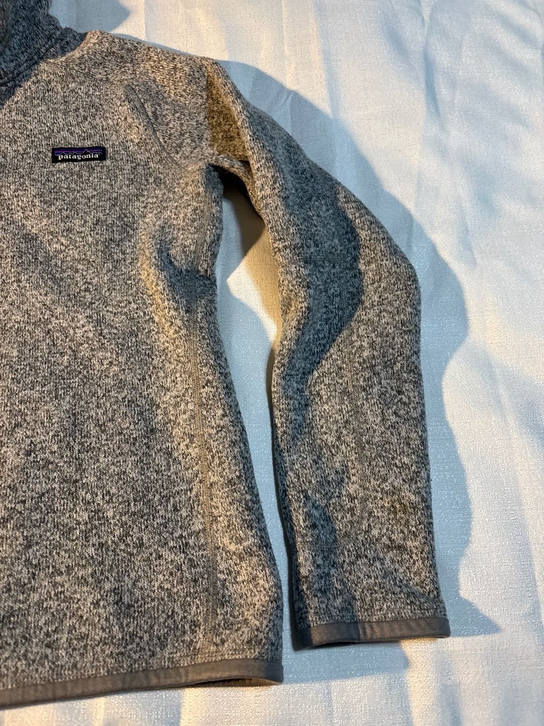 Patagonia Better Sweater 1/4-Zip Fleece Pullover Grey Size S 6