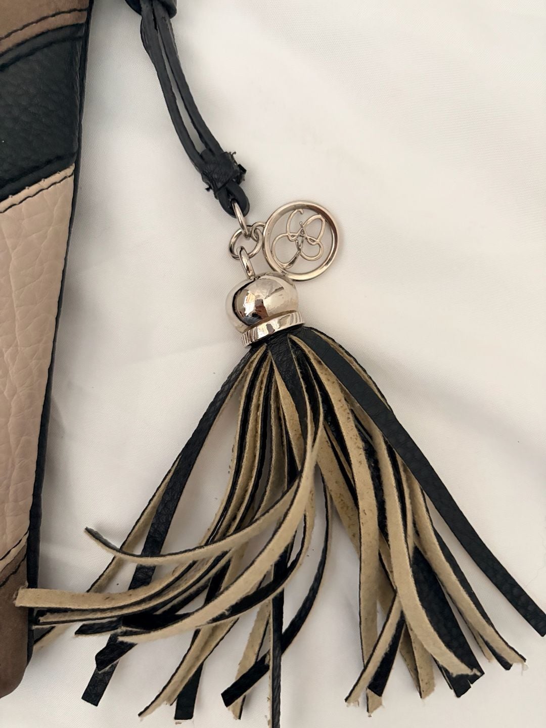 Jessica Simpson Colorblock Tassel Crossbody Wristlet Bag 5
