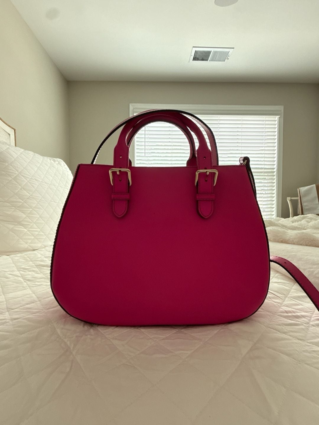 Kate Spade Laurel Way Reese Medium Saffiano Leather Satchel Pink 3