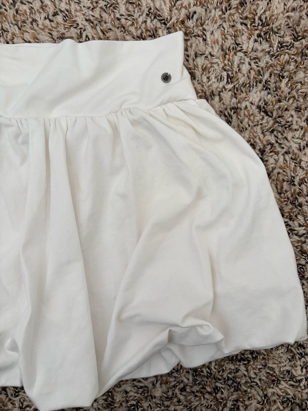 Brownie White Ruffle Bubble Skort Size XXS 5