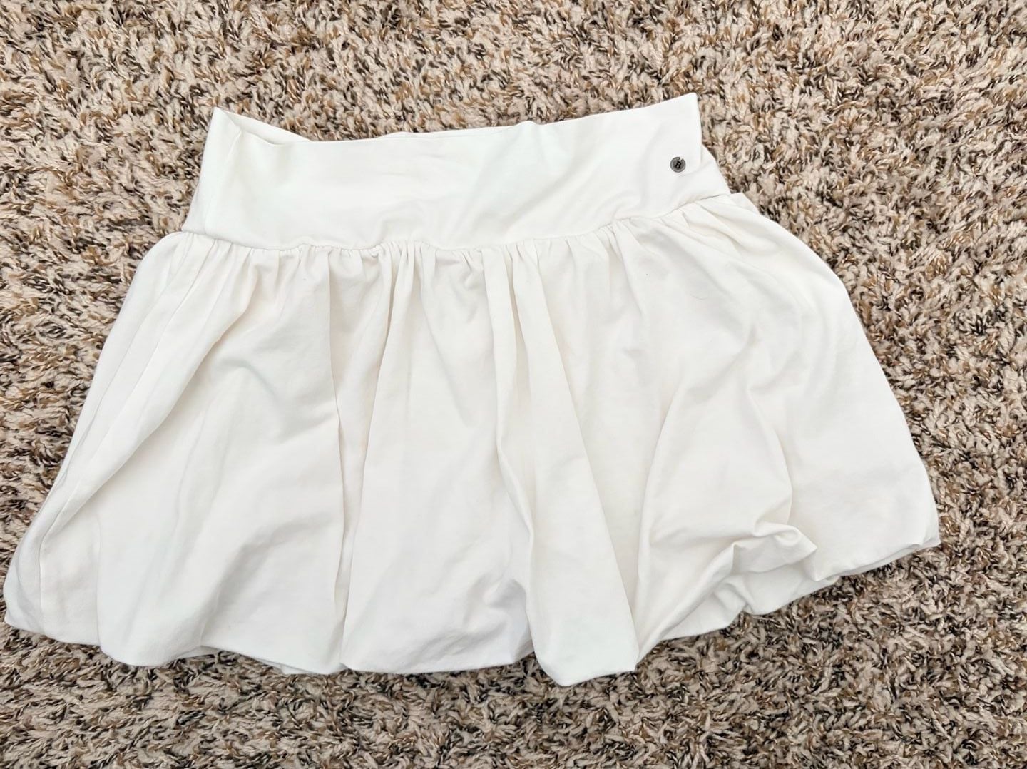 Brownie White Ruffle Bubble Skort Size XXS 2