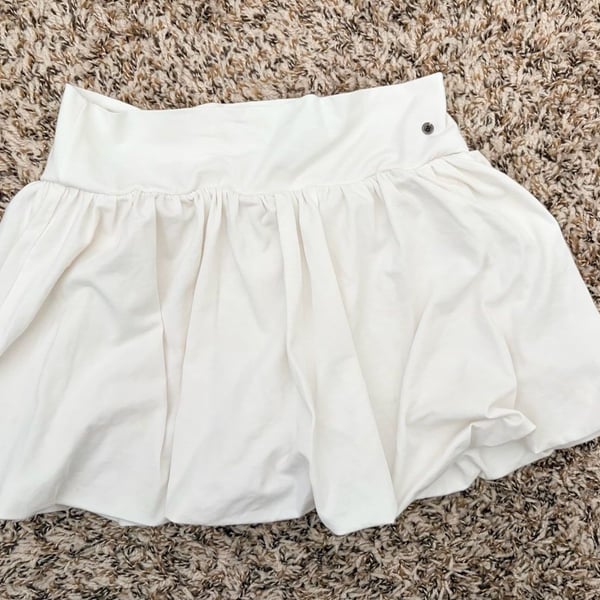 Brownie White Ruffle Bubble Skort Size XXS