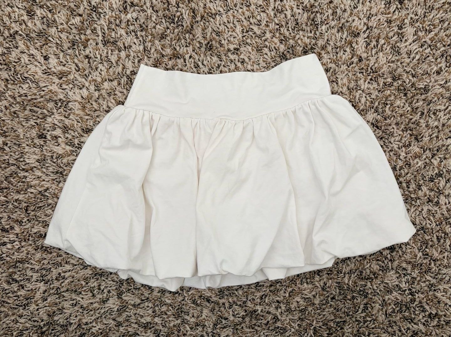 Brownie White Ruffle Bubble Skort Size XXS 3