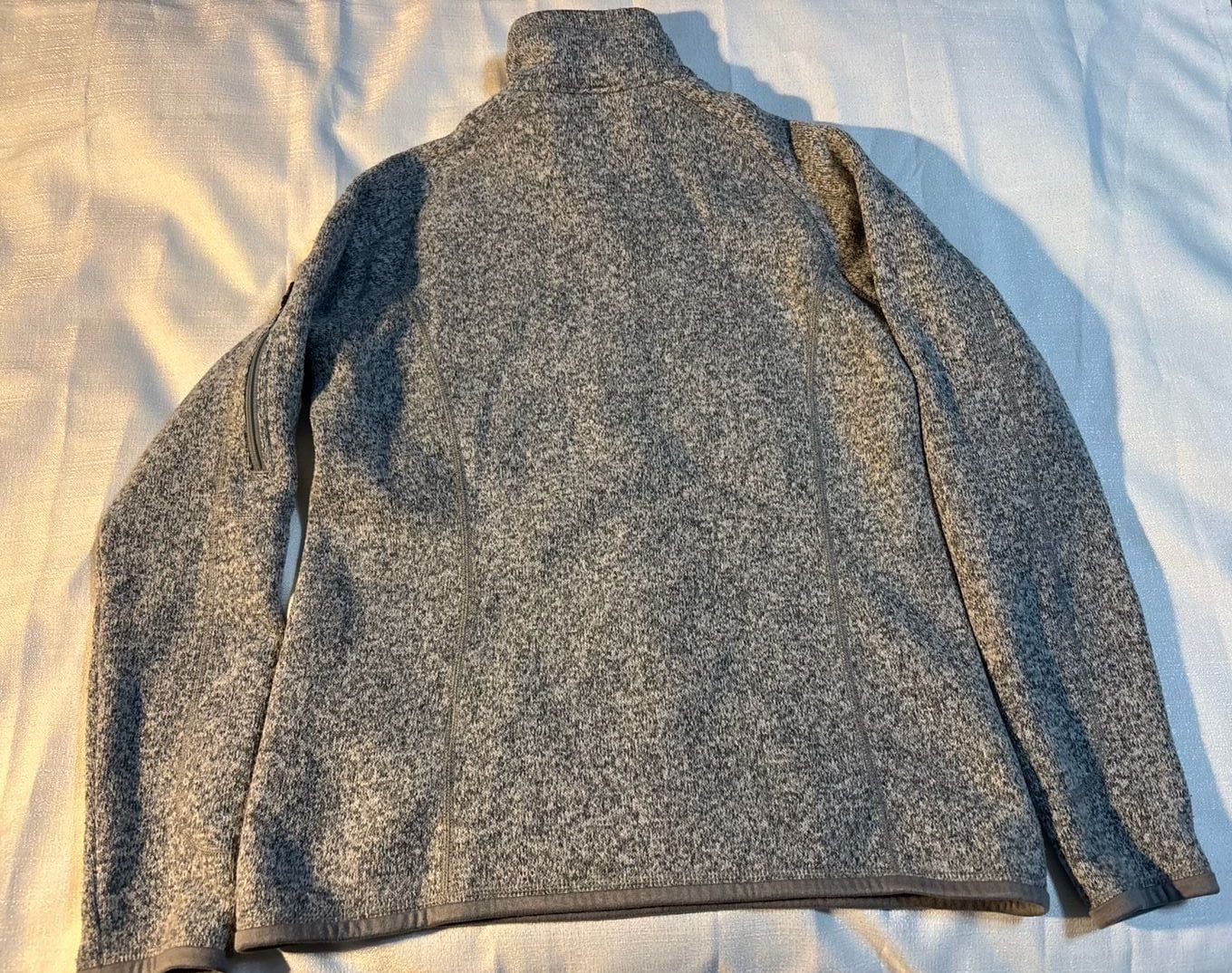 Patagonia Better Sweater 1/4-Zip Fleece Pullover Grey Size S 8
