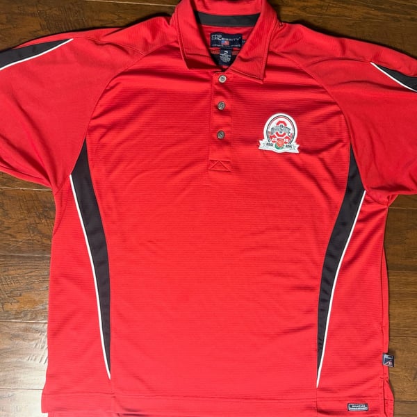 Pro Celebrity Ohio State 2010 Rose Bowl Polo Shirt Size XXL