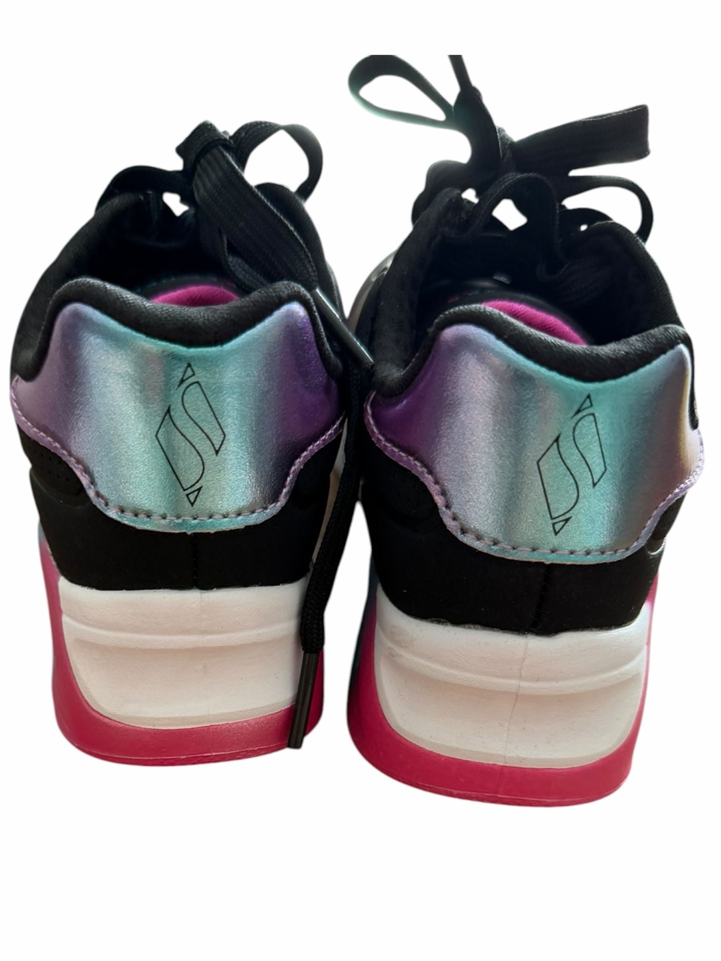New! Skechers Kids Girls Uno Lite-Metallic Blast Sneakers sz 13 5