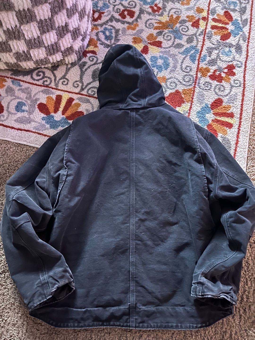 Carhartt Bartlett Sherpa-Lined Washed Duck Hooded Jacket Size 2XL 6
