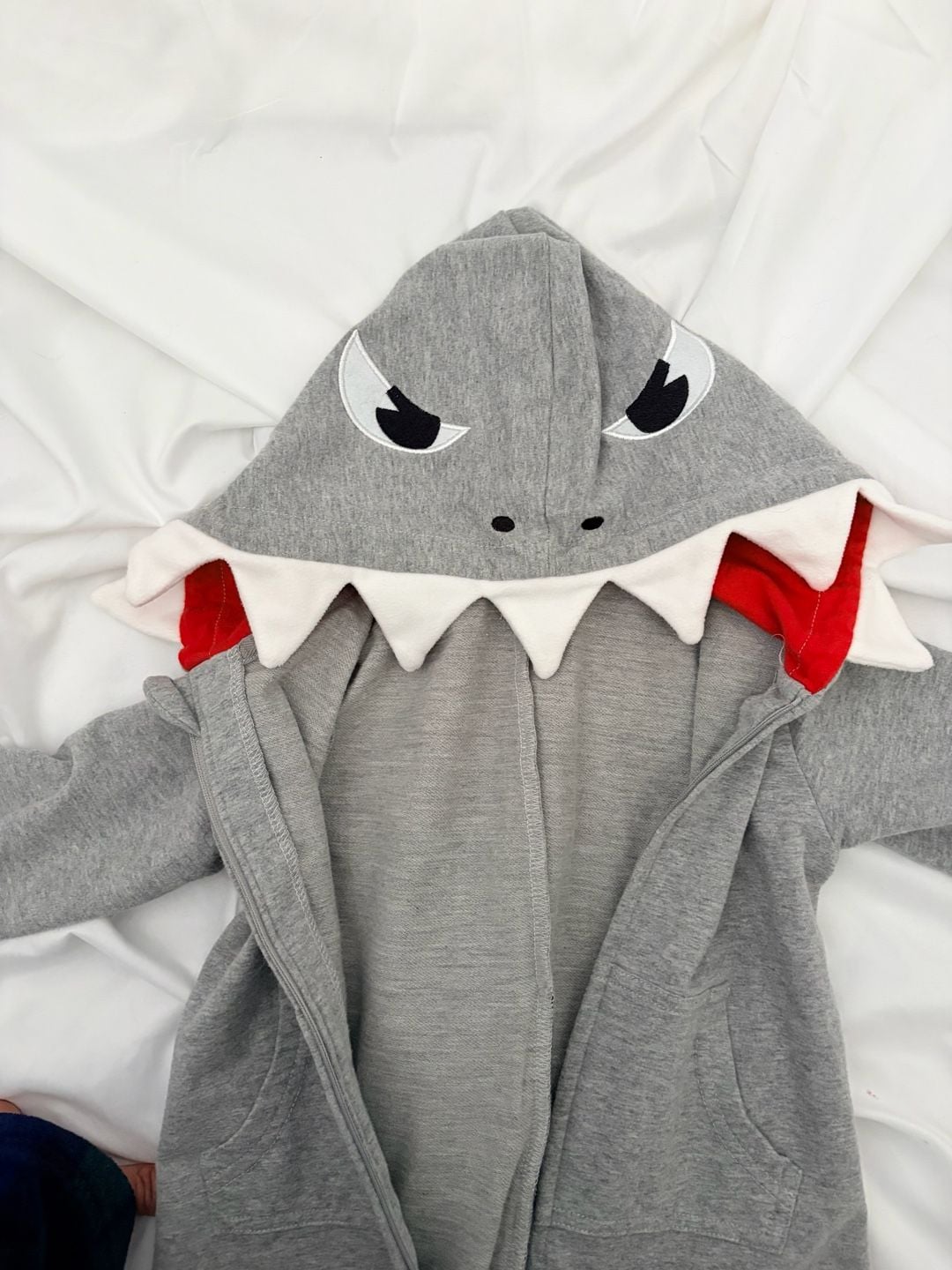 PatPat Baby Shark Hooded Romper Jumpsuit Size 90 8