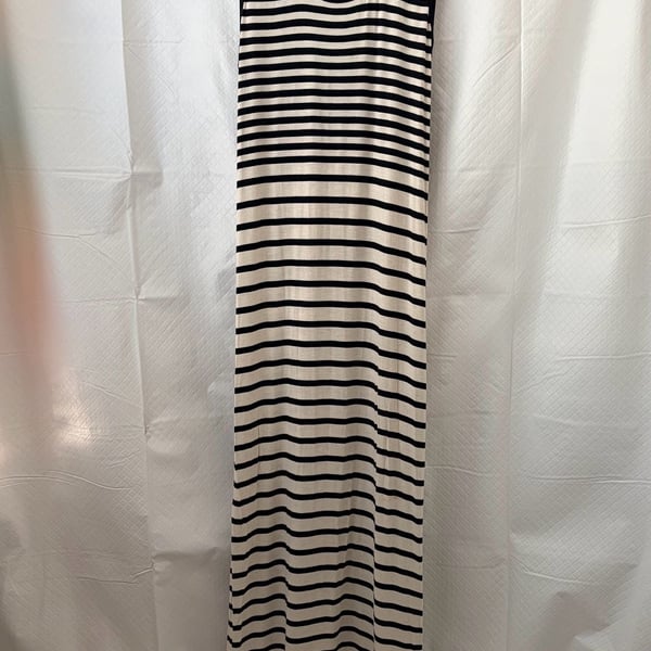 Max Studio Striped Sleeveless Maxi Dress Size L