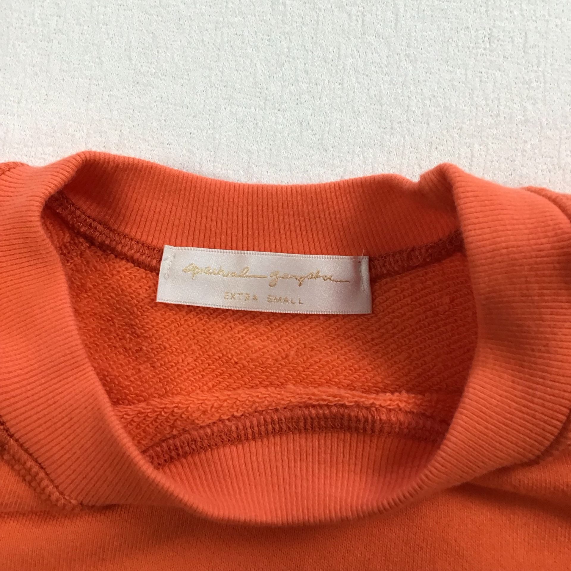 Spiritual Gangster Heart Forever Crew Sweatshirt Orange Size XS 11