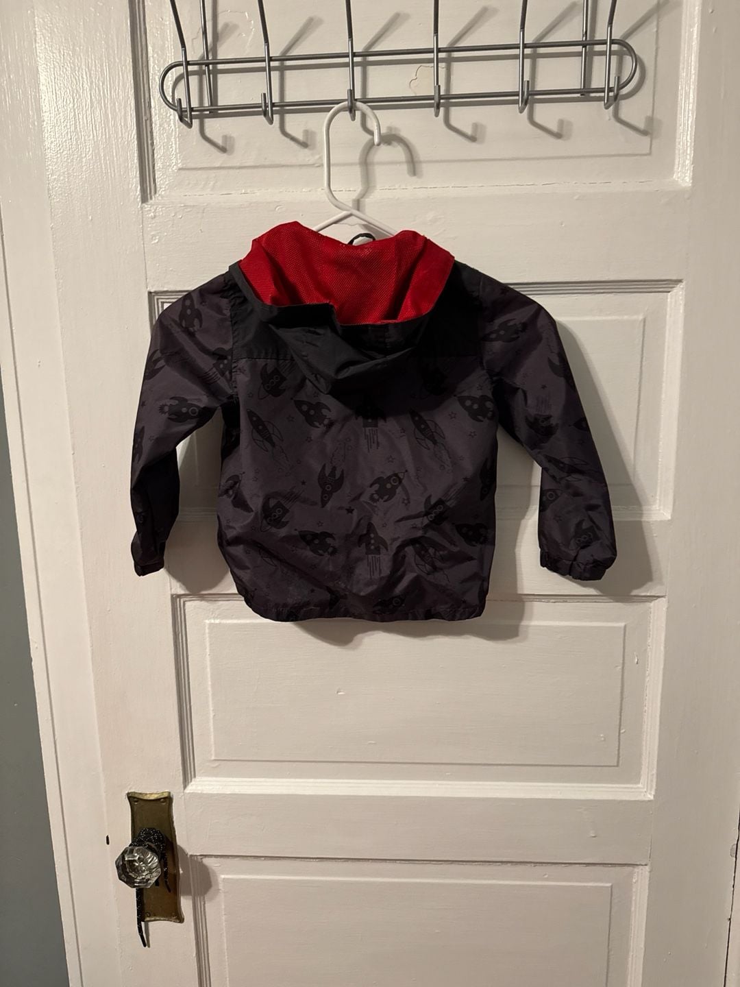 iXtreme Toddler Boys Rocket Ship Print Hooded Windbreaker Jacket Size 3T 4