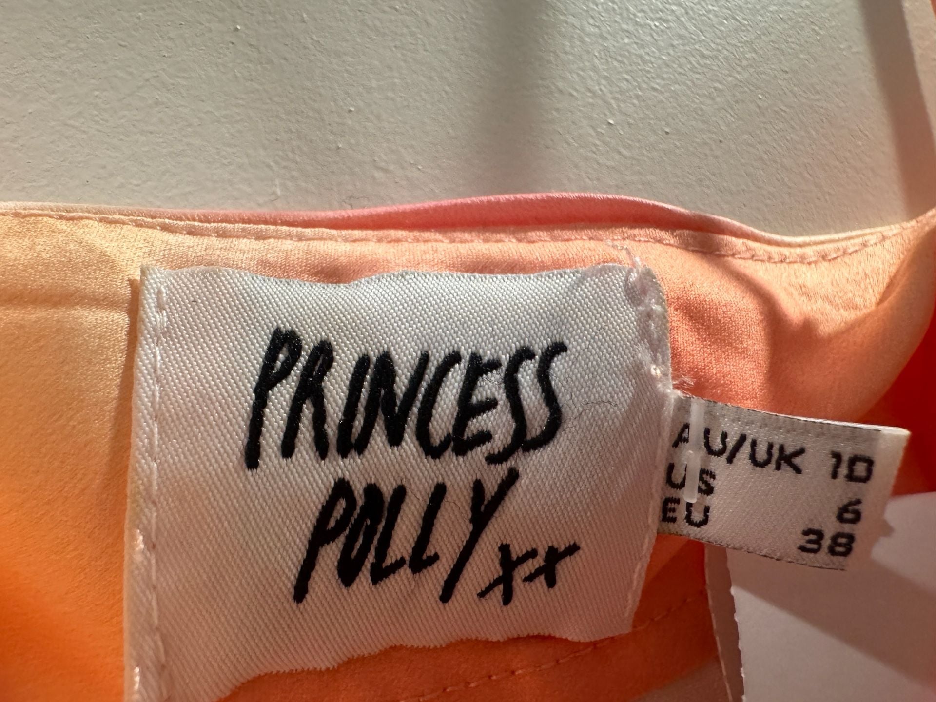 Like New Princess Polly - Carsa Tie Dye Midi Summer Dress, US 6 7