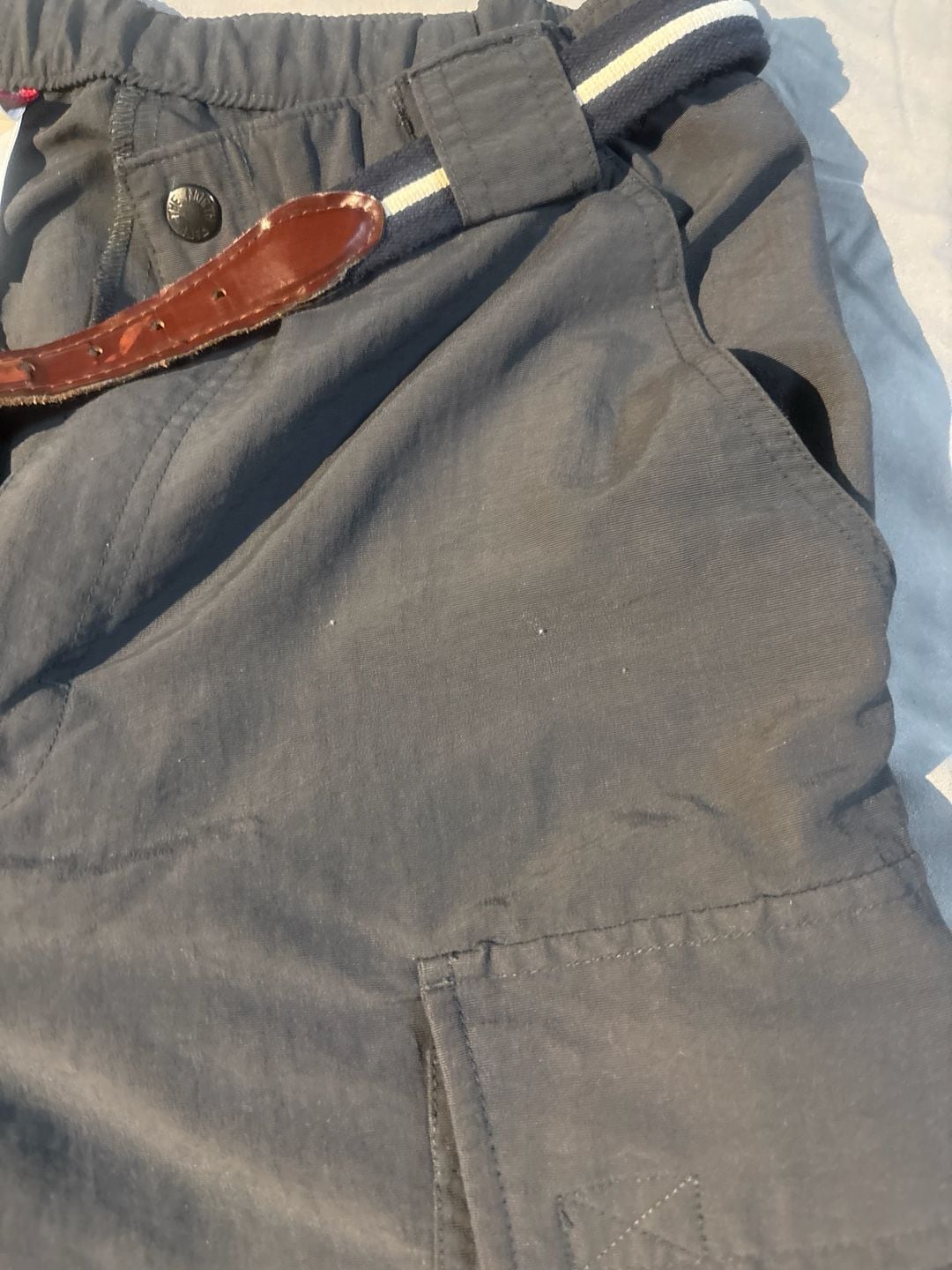 The North Face Men's Grey Cargo Shorts Size Small 5