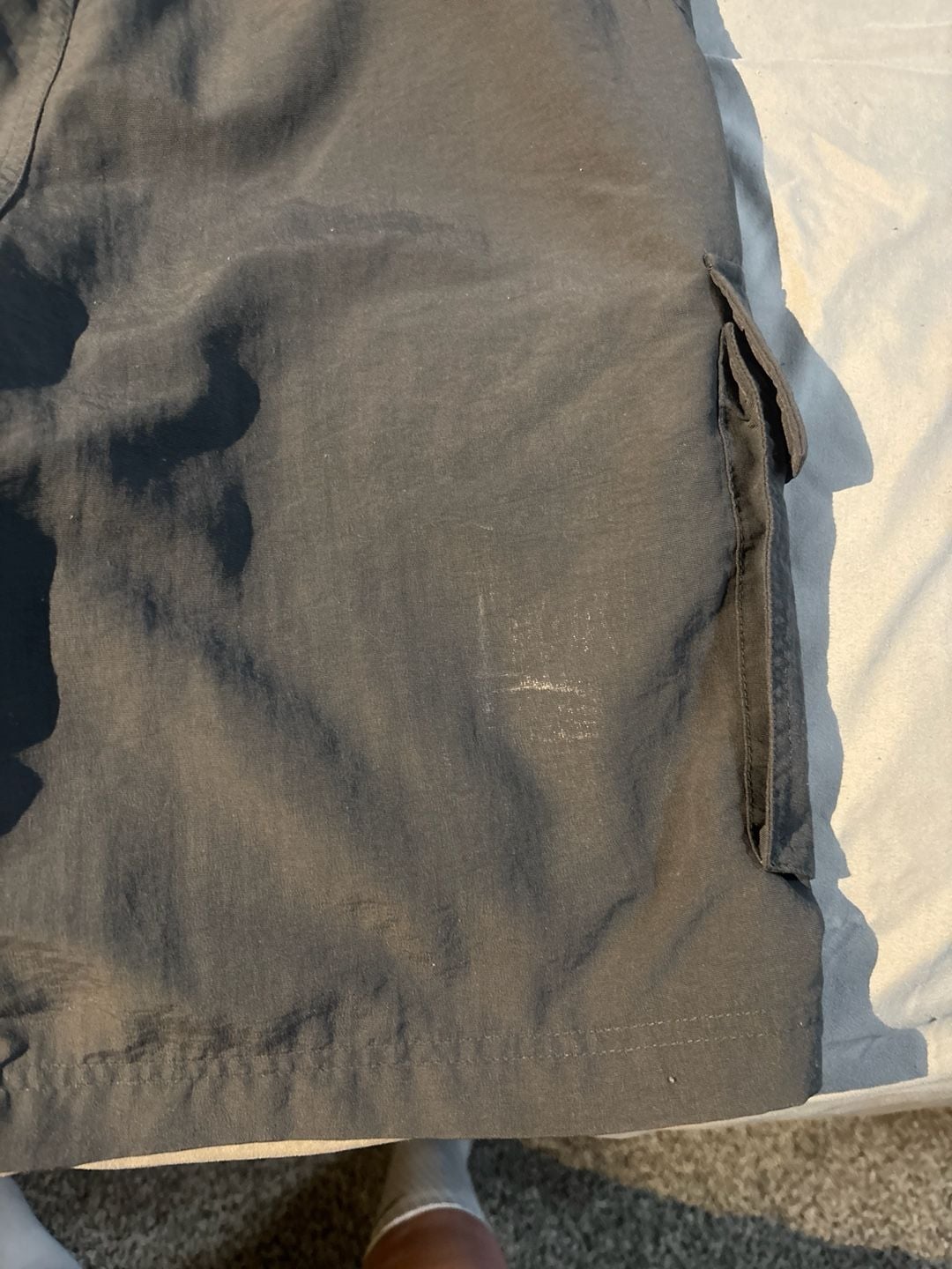 The North Face Men's Grey Cargo Shorts Size Small 9