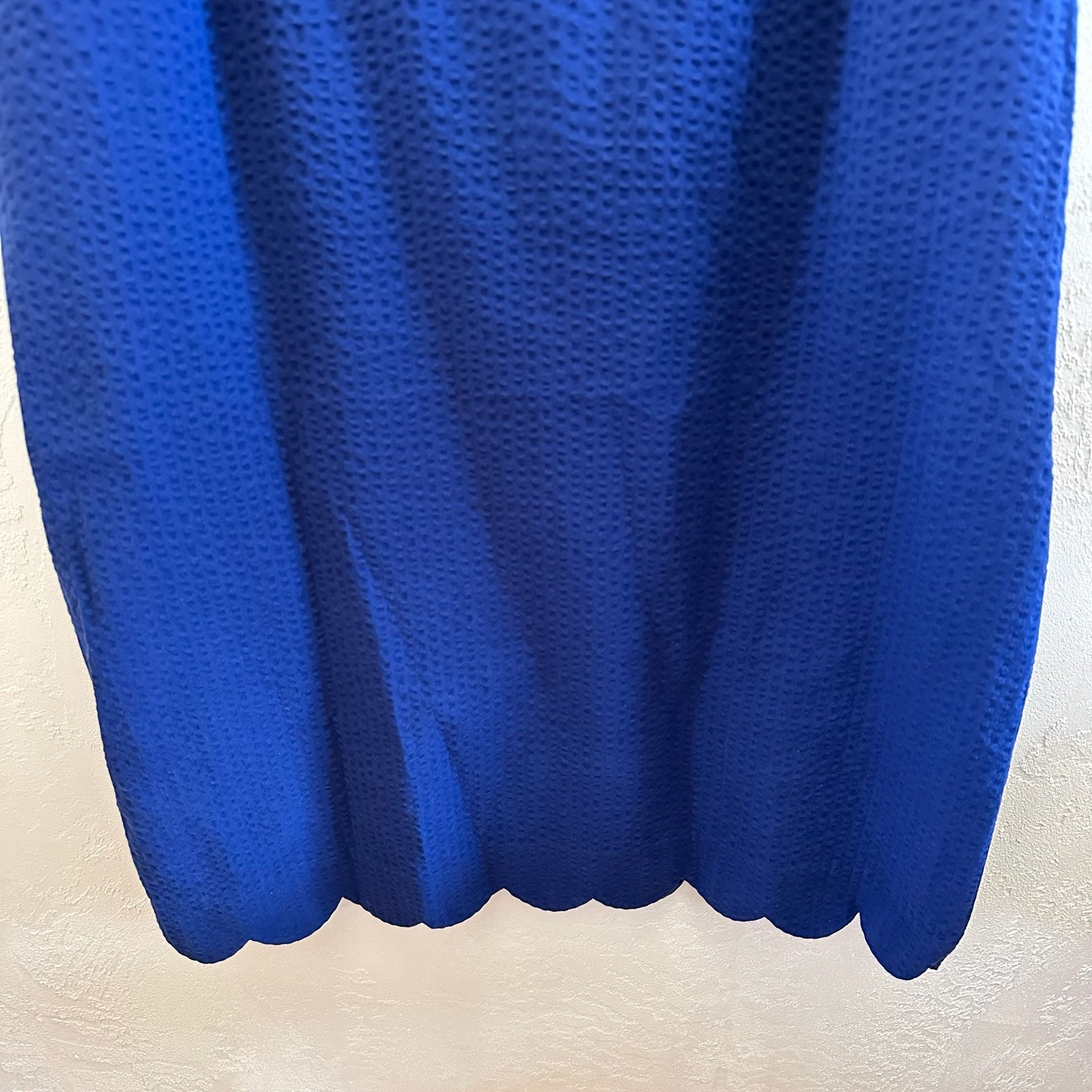 NWT Vineyard Vines Seersucker Scallop Cisco Dress Deep Bay Size 10 5