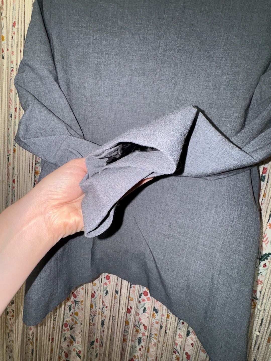 Calvin Klein Boys Grey Two-Button Blazer Jacket Size 14 7