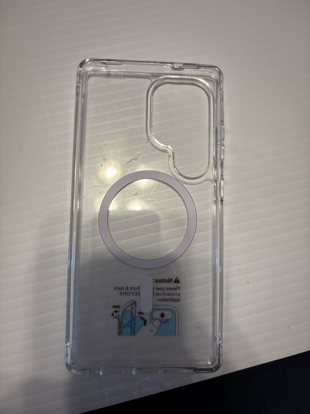Magnetic Clear Case for Samsung Galaxy S24 Ultra - MagSafe Compatible 1