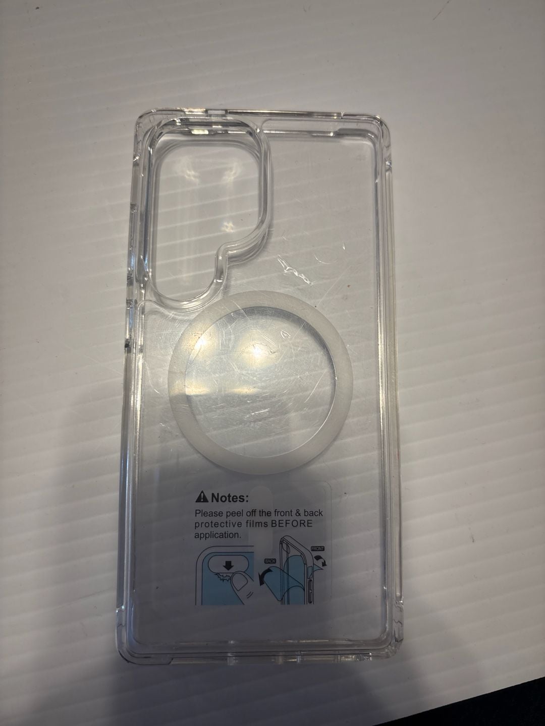 Magnetic Clear Case for Samsung Galaxy S24 Ultra - MagSafe Compatible 2