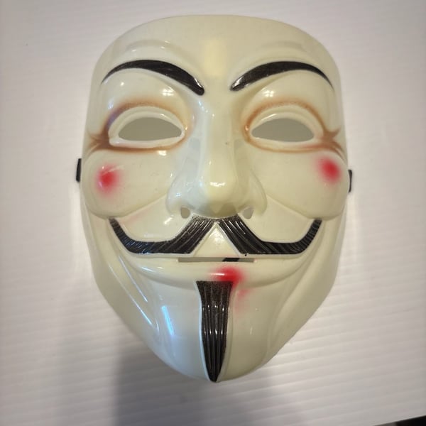 V for Vendetta Guy Fawkes Anonymous Costume Mask