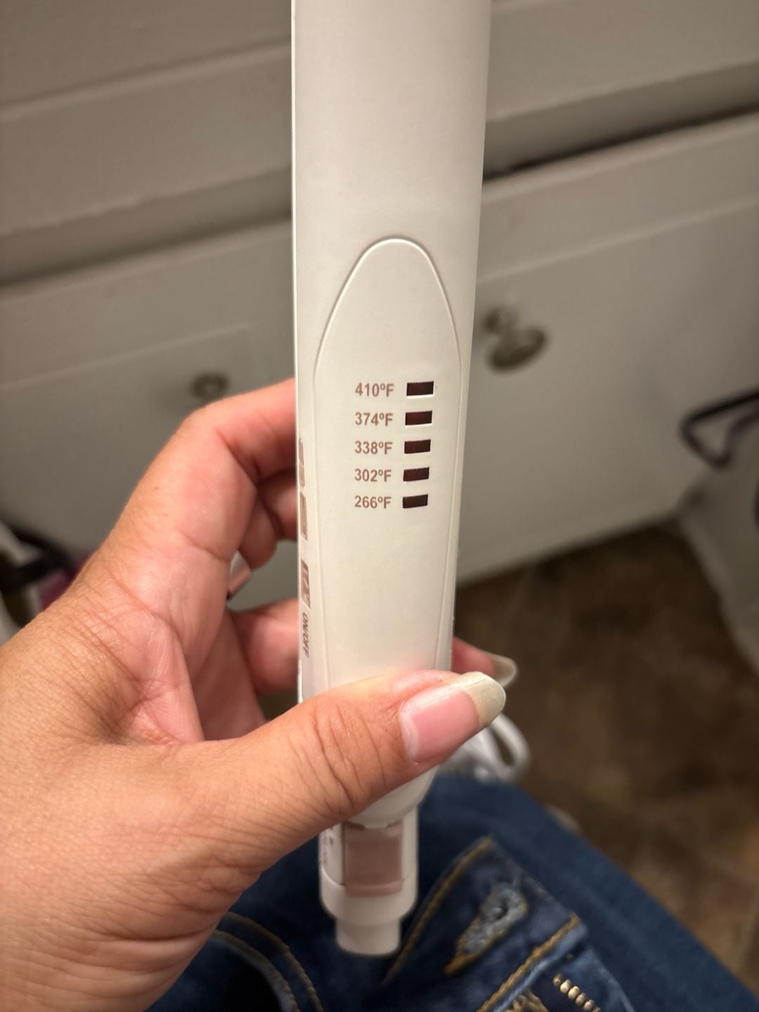 Conair Double Ceramic 1-Inch Flat Iron, White and Rose Gold 4
