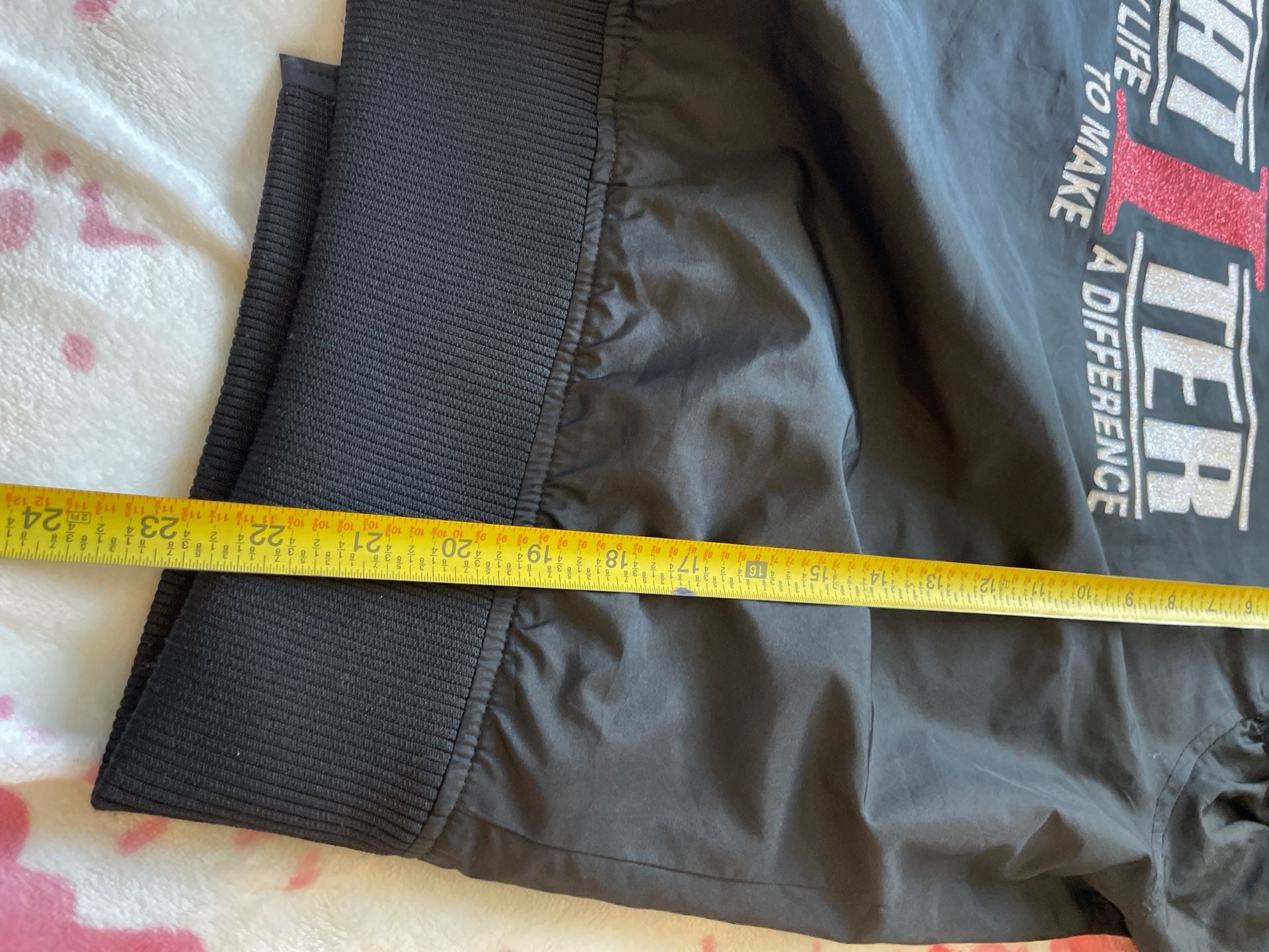 Holloway Ladies XL Black Bomber Jacket "I Matter" Graphic 12