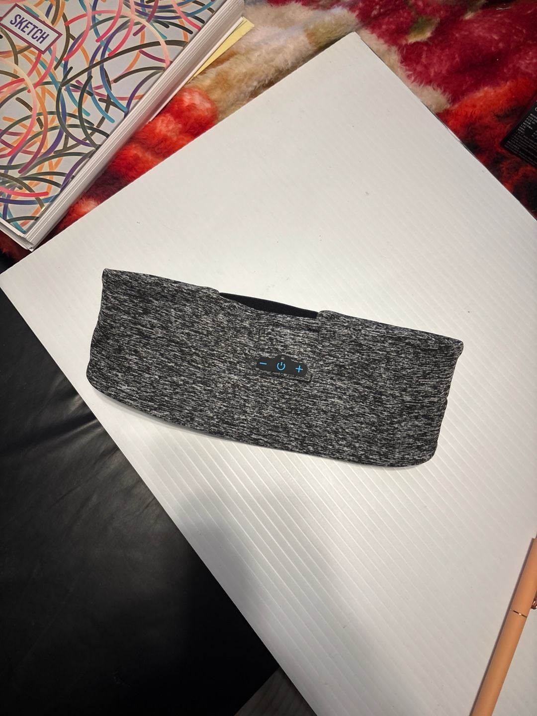Wireless Bluetooth Sleep Headphones Headband - Grey Heathered 1