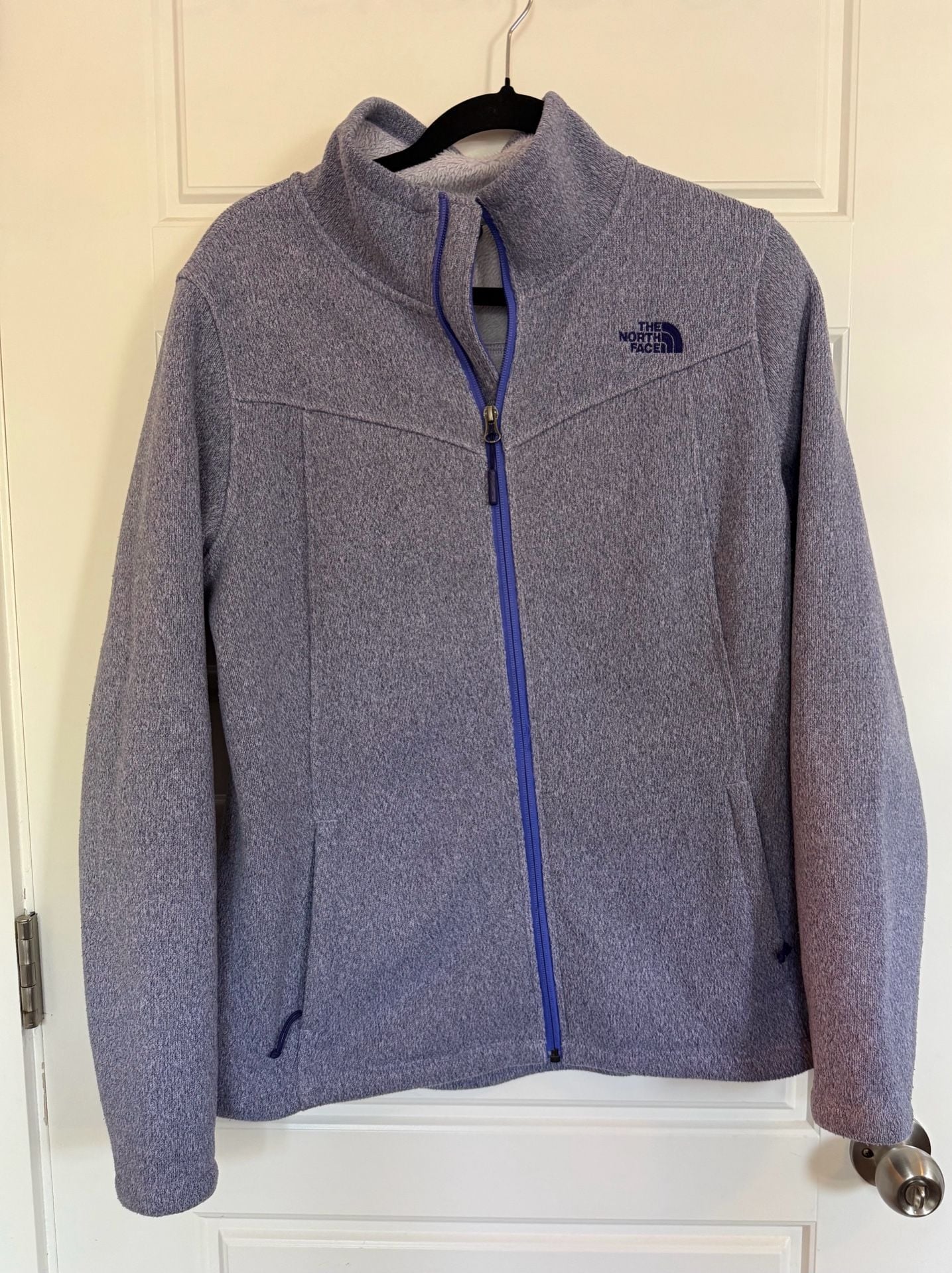 The North Face Women's Crescent Full Zip Fleece Jacket Purple Size Large 2