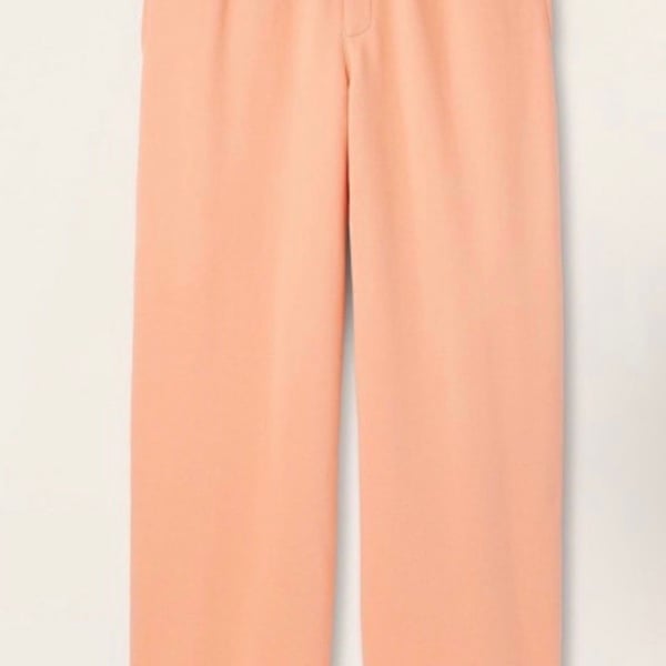 Parke x Target High-Rise Boxer Sweatpants in Peach Orange, Size M