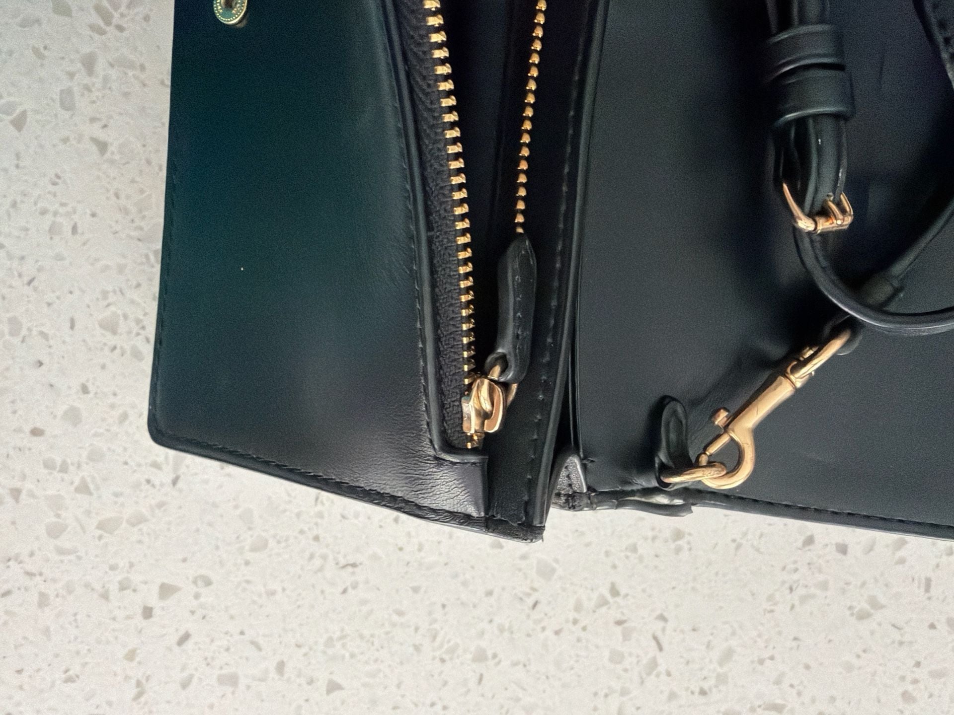 Coach Hayden Foldover Crossbody Clutch in Signature Canvas Brown Black 7
