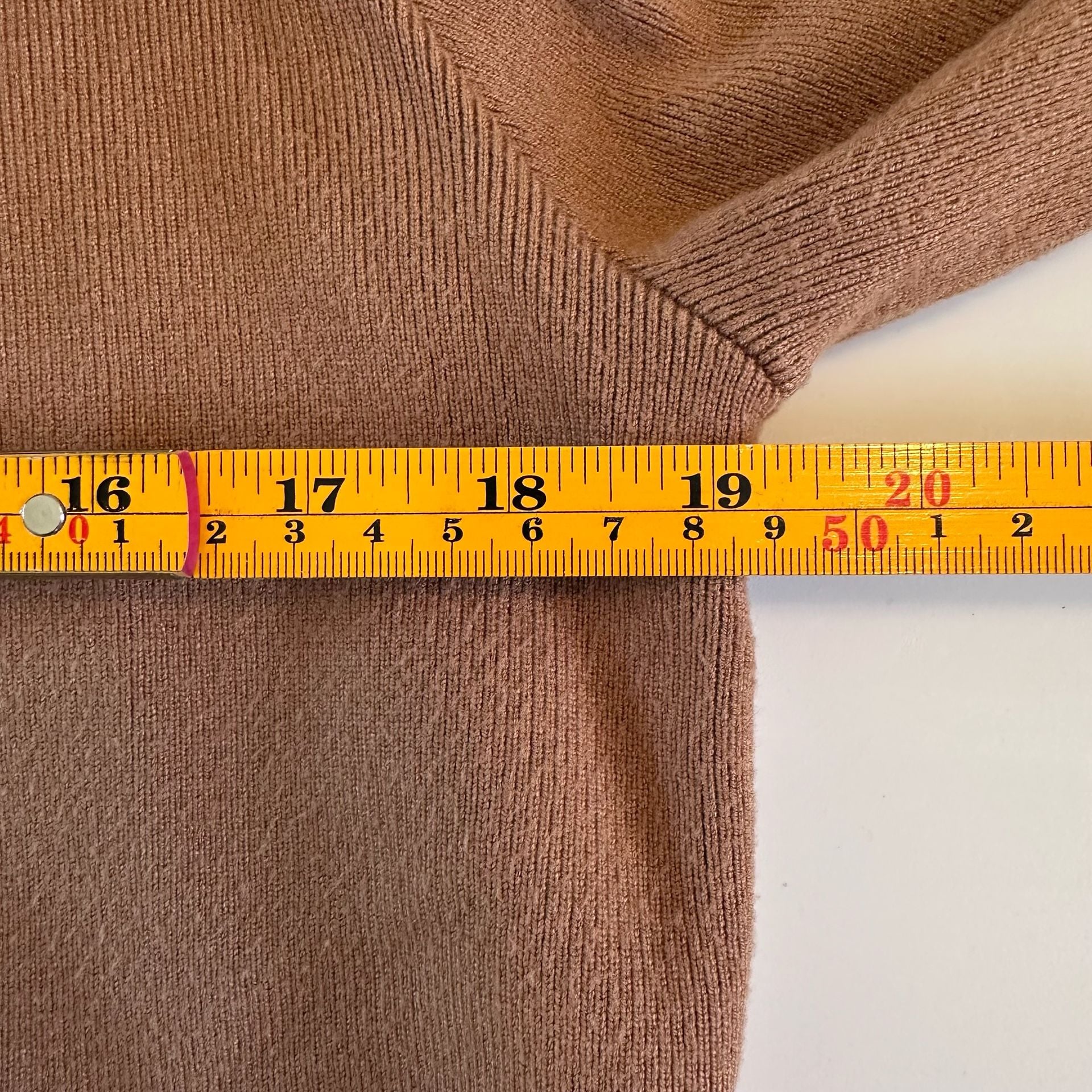 THML Brown Asymmetrical Hem Turtleneck Sweater Size M 6