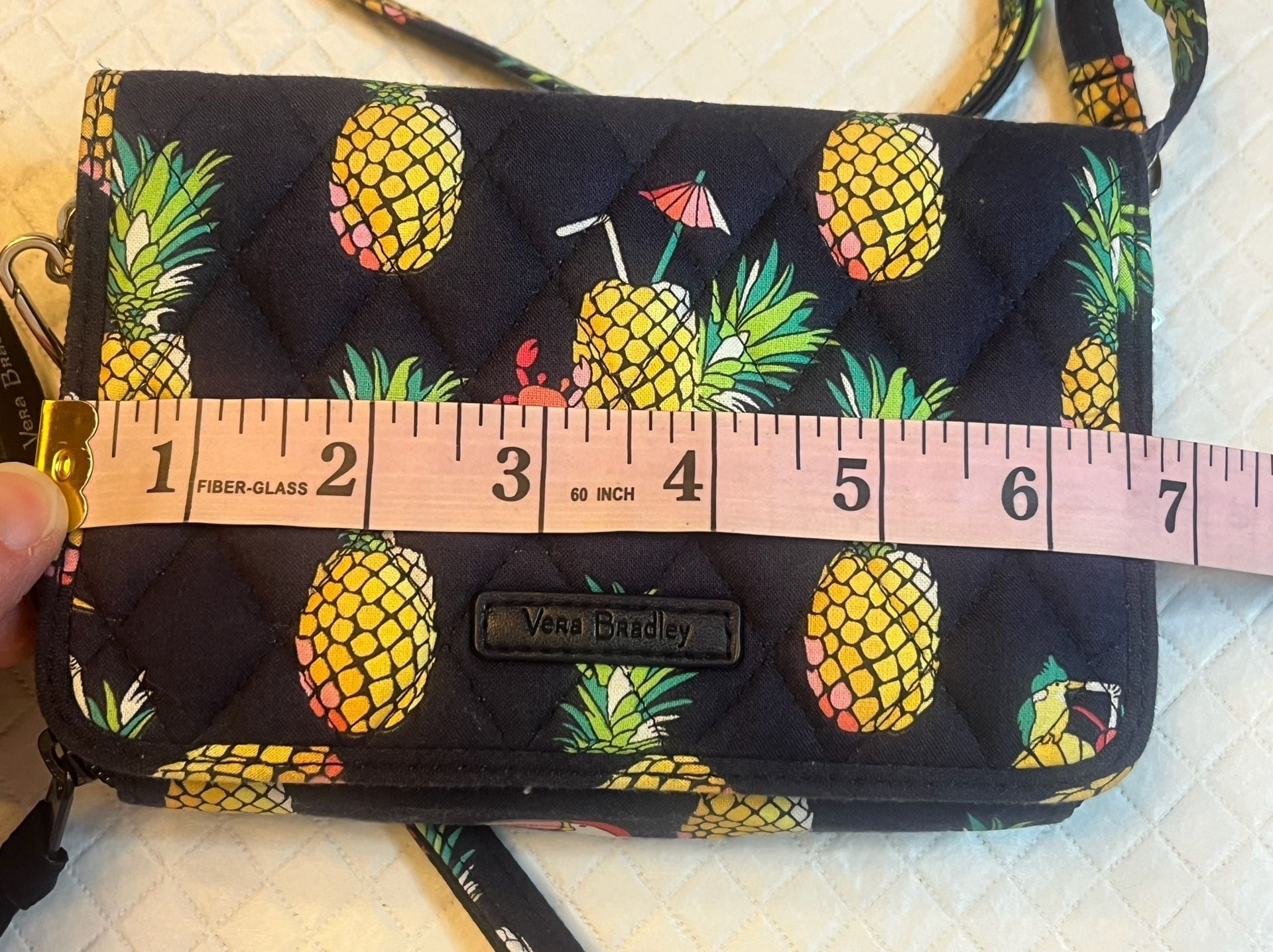 Vera Bradley Toucan Party RFID All in One Crossbody Bag 7