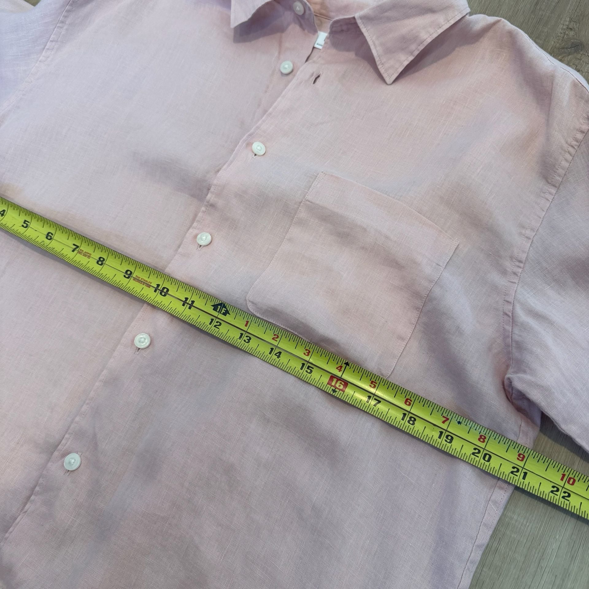 Uniqlo Women's Premium Linen Long-Sleeve Shirt Size L 9