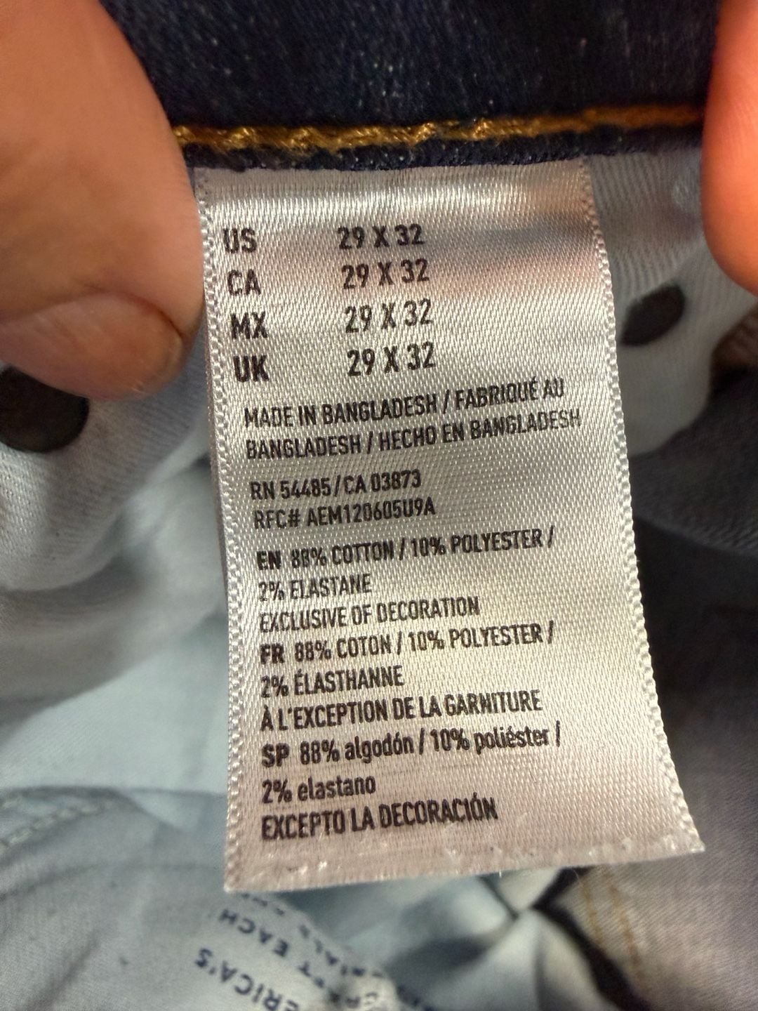 American Eagle Extreme Flex Skinny Jeans 29x32 5