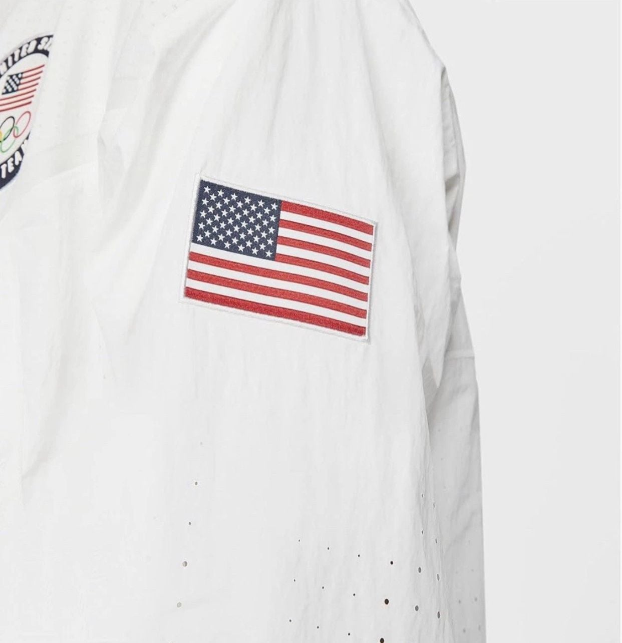 Nike Team USA Olympic Windrunner Men's Medal Stand Jacket (Small, White) 6